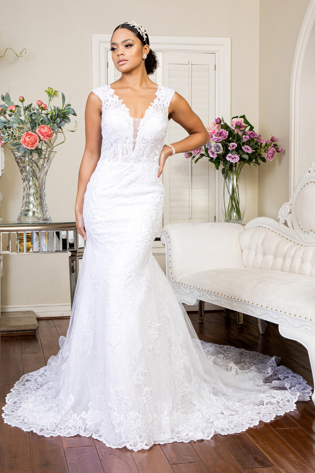 GLS COLLECTIVE - GL1934 - Off White 4XL Wedding Dress