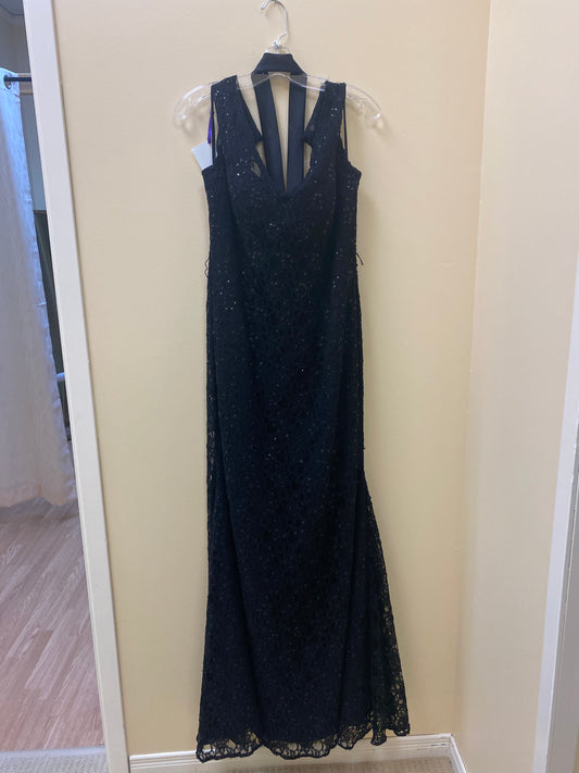 MORI LEE - 126 - Black Size 16 Long Prom / Mother of the Bride / Bridesmaid Dress