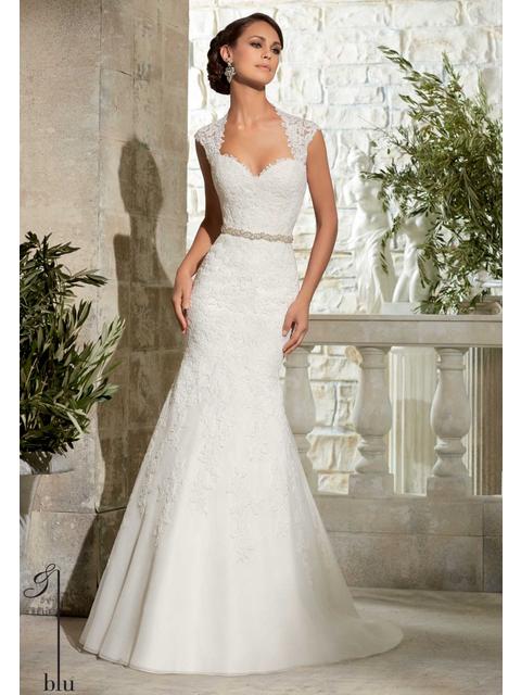 MORI LEE - 5303 - Ivory Size 14 Wedding Dress