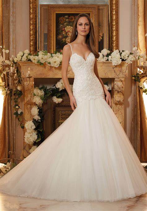 MORI LEE - 5467 - Champagne Size 14 Wedding Dress