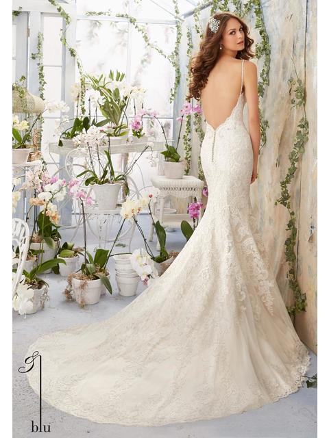 MORI LEE - 6763 - Ivory Size 12 Wedding Dress