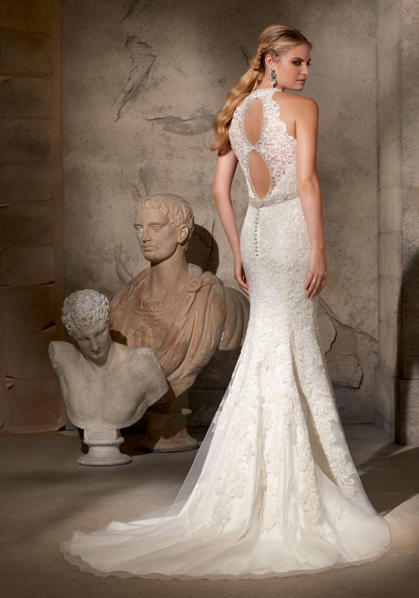 MORI LEE - 2712 - Ivory Size 10 Wedding Dress
