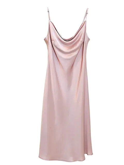 SOFT STROKES LINGERIE - Rebirth of Venus - Baby Pink Slip Dress Size M