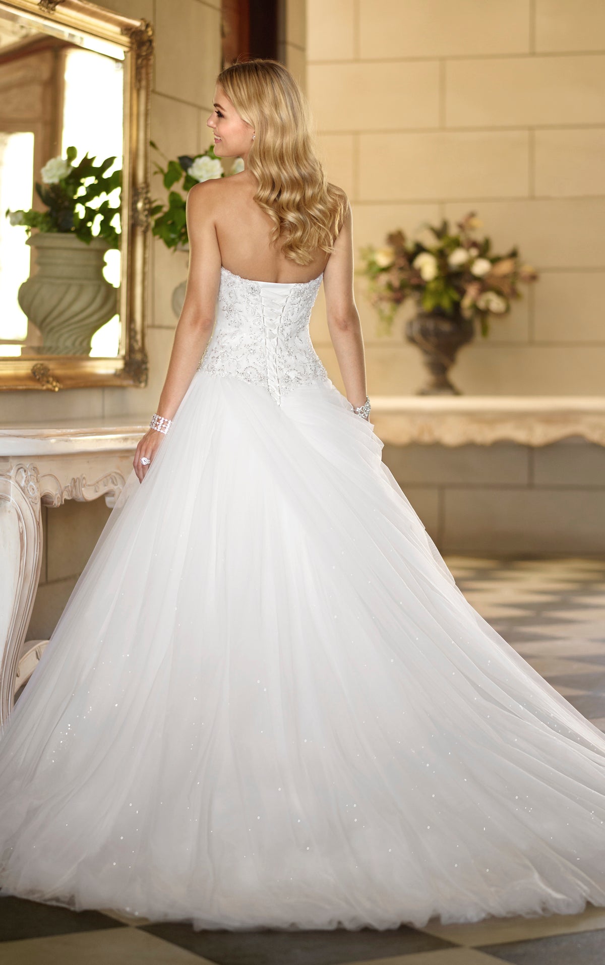STELLA YORK - 5828 - Ivory Size 14 Wedding Dress