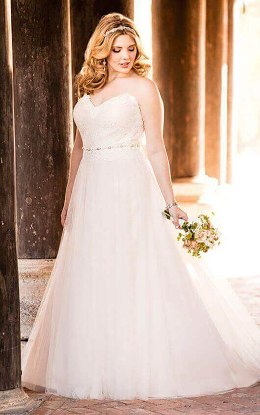 STELLA YORK - 6025 Ivory Size 16 Wedding Dress