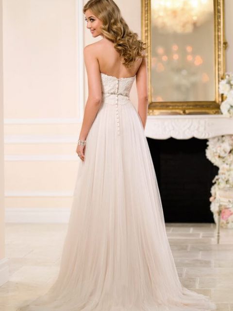 STELLA YORK - 6025 Ivory Size 16 Wedding Dress