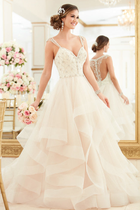 STELLA YORK - 6309 - Ivory/Moscato Size 14 Wedding Dress