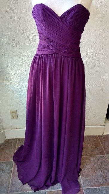 MORI LEE - 705 - Eggplant Size 16 or Cantaloupe Size 12 Long Prom / Mother of the Bride / Bridesmaid Dress
