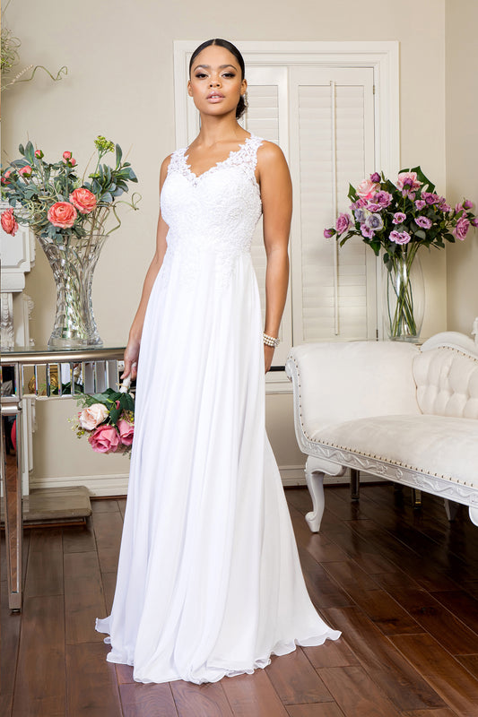 GLS COLLECTIVE -  GL2311 - White 4XL Wedding Dress