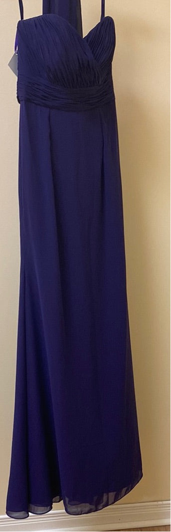 MORI LEE - 715 - Grape Size 8 Long Prom / Mother of the Bride / Bridesmaid Dress